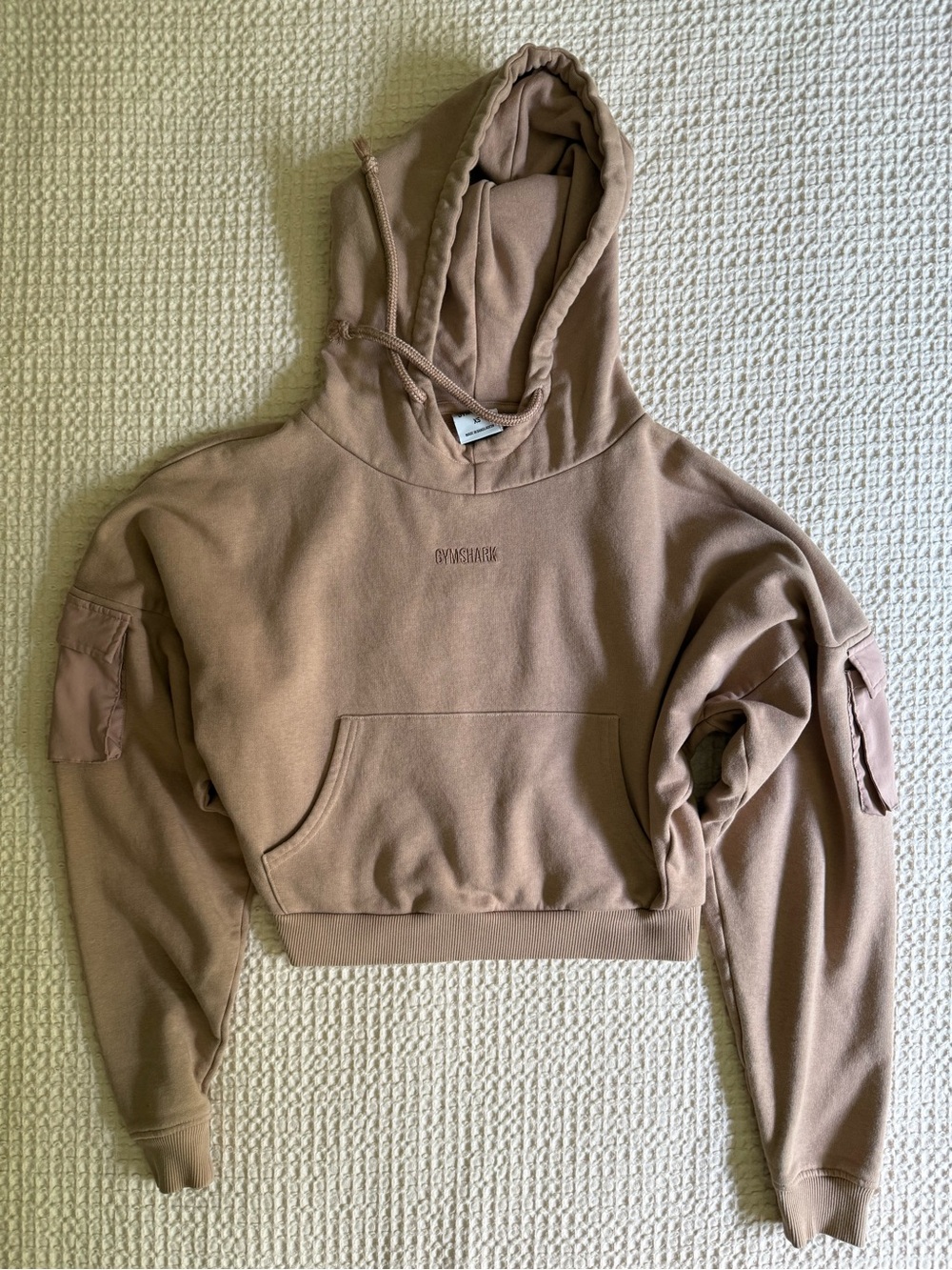 Gymshark Women’s Cropped Hoodie - Taupe Brown